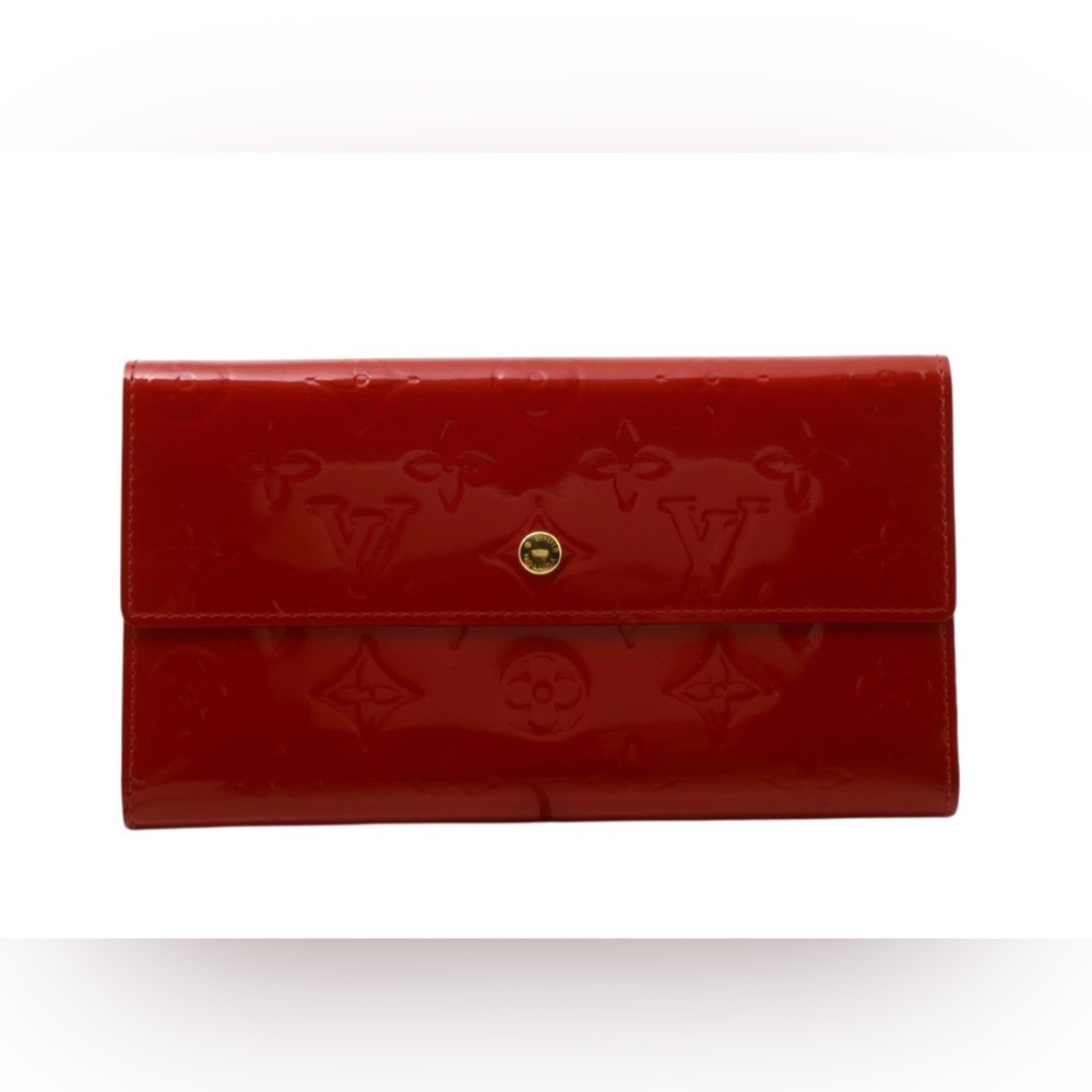 Louis Vuitton Cherry Red Patent Clutch